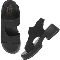 Shoetopia Women's Heeled Sandal-7 Kids Uk (Tazza-Black)-Eu40