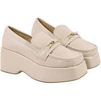 Shoetopia Stylish Solid Buckle Detailed Beige Pumps For Women & Girls /Eu36