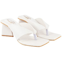 Shoetopia Girls Chic White Heeled Sandal - 6 Uk (Girls-Chic-White)
