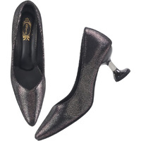 Shoetopia Shimmer Decor Pointed Toe Stylish Wine Pumps For Women & Girls /Eu41