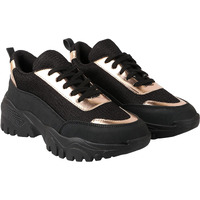 Shoetopia Women And Girls Black Sports Walking Shoes-Eu36