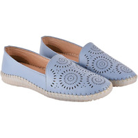 Shoetopia Girls Mission Blue Loafer - 3 Uk (Girls-Mission-Blue)