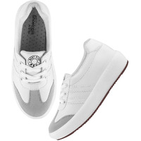 Shoetopia White Casual Sneakers For Women /Eu37
