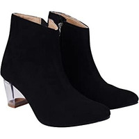Shoetopia Girls Bt-2022 Black Ankle Boot - 5 Uk (Girls-Bt-2022-Black)