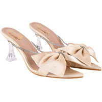 Shoetopia Girls Ultra Golden Heeled Sandal - 6 Uk (Girls-Ultra-Golden)