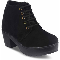 Shoetopia Girls Boot-Msd Black Ankle Boot - 4 Uk (Girls-Boot-Msd-Black)