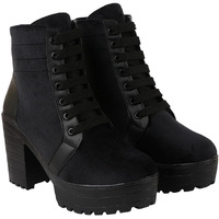 Shoetopia Girls Girls-Bt-London Black Ankle Boot - 4 Uk (Girls-Bt-London-Black)