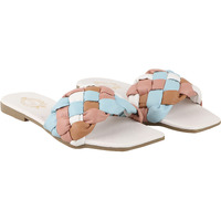 Shoetopia Women And White Girls Flat Sandal-Eu39