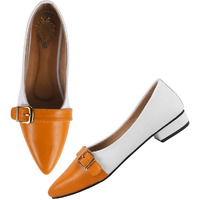 Shoetopia Pointed Toe Yellow Belly For Girls-Eu40