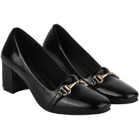 Shoetopia Stylish Casual Black Pumps For Women & Girls /Uk8-Eu41