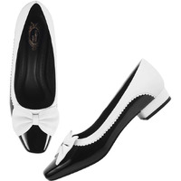 Shoetopia Pointed Toe Bow Detailed Black Pumps For Women & Girls /Eu36