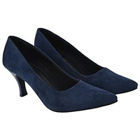 Shoetopia Girls Coco Blue Pump - 5 Uk (Girls-Coco-Blue)