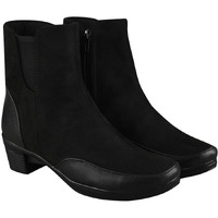 Shoetopia Stylish Black Boots For Women & Girls /Uk6