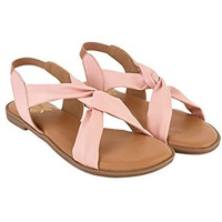 Shoetopia Girls Snd-137 Pink Flat Sandal - 3 Uk (Girls-Snd-137-Pink)