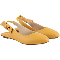 Shoetopia Girls Km-360 Yellow Flat Sandal - 8 Uk (Girls-Km-360-Yellow)