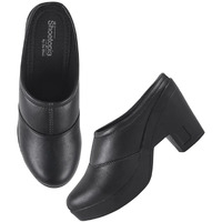 Shoetopia Stylish Smart Casual Black Pumps For Women & Girls /Eu36