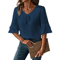Toplot Fashion Women Tops || Shirt For Woman || Trendy Top For Women || Western Tops For Woman Stylish || Single (Pop-Tshirt-5231-Teal-L)