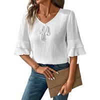 Toplot Fashion Women Tops || Shirt For Woman || Trendy Top For Women || Western Tops For Woman Stylish || Single (Pop-Tshirt-5231-White-Xs)