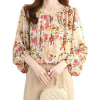 Toplot Women Shirt || Tops For Women || Western Tops For Woman Stylish || Trendy Tops || Oversized (Printed-Top-5233-Pink-L)