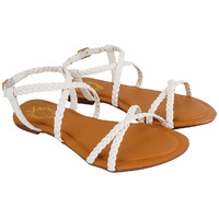 Shoetopia Girls Gf-5 White Flat Sandal - 5 Uk (Girls-Gf-5-White)
