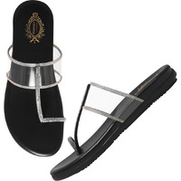 Shoetopia Stylish Black Flats For Women & Girls /Eu37