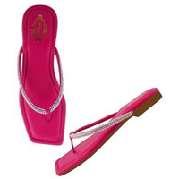 Shoetopia Women's Girls-Gf-4 Flat Sandal-3 Kids Uk (Girls-Gf-4-Pink)-Eu36