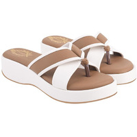 Shoetopia Cross Strap Beige Wedges For Women & Girls /Eu40