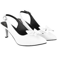 Shoetopia Girls B-433 White Heeled Sandal - 4 Uk (Girls-B-433-White)