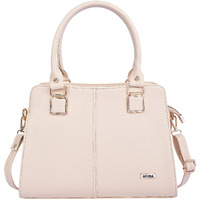 Adisa Gold Square Handbag Shoulder Bag For Women And Girls With Sling Belt (Ad4081-Cre)