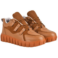 Shoetopia Girls Jm-51 Tan Sneaker - 8 Uk (Girls-Jm-51-Tan)