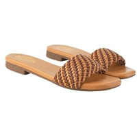 Shoetopia Smart Casual Tan Flats For Women & Girls /Eu38