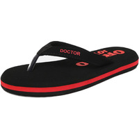 Ortho Joy Soft Orthopedic And Diabetic Super Fit Comfort Doctor Slipper For Men - Black