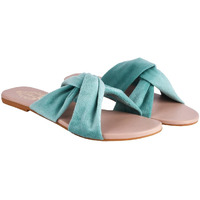 Shoetopia Girls Yash Green Flat Sandal - 3 Uk (Girls-Yash-Green)