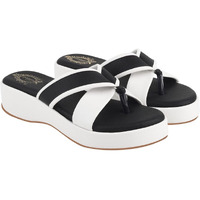 Shoetopia Cross Strap White Wedges For Women & Girls /Eu39