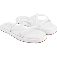Shoetopia Cross Strap White Flats For Women & Girls /Eu40