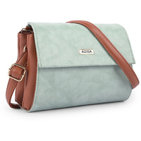 Adisa Women Girls Dual Cross Body Sling Bag (Sl5158-Grn)
