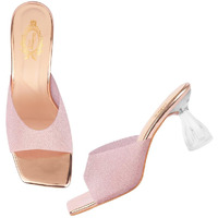 Shoetopia Women's Heeled Sandal-3 Kids Uk (Zomato-Pink)-Eu36