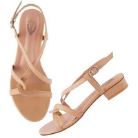 Shoetopia Women's Girls-Snd-179 Sandal-7 Kids Uk (Girls-Snd-179-Beige)-Eu40