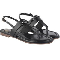 Shoetopia Buckle Detailed White Flat Sandals For Women & Girls /Eu41