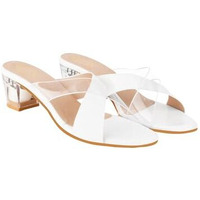 Shoetopia Girls C-1540 White Heeled Sandal - 4 Uk (Girls-C-1540-White)