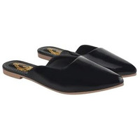 Shoetopia Stylish Pointed Toe Black Mules For Women & Girls /Eu40