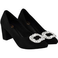 Shoetopia Girls J3 Black Dress Shoe - 8 Uk (Girls-J3-Black)