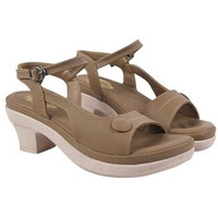 Shoetopia Orthopedic Comfortable Doctor Sole Tan Sandals For Women & Girls