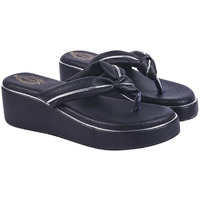 Shoetopia Black Wedges Sandal For Women & Girls Criss-Cross Strap Design Stylish Comfortable, Durable Heels  Perfect For Casual & Party Eu41
