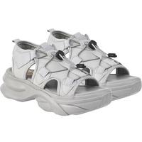 Shoetopia Smart Casual Grey Sporty Sandals For Women & Girls /Eu37