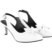 Shoetopia Girls B-433 White Heeled Sandal - 5 Uk (Girls-B-433-White)