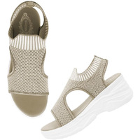 Shoetopia Women's Sandal-4 Kids Uk (War-Beige)-Eu37