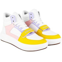 Shoetopia Women's Slip-On Sneakers White