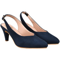 Shoetopia Women & Girls Elegant Suede Pointy Toe Pumps/Belly-251/Blue/Uk8
