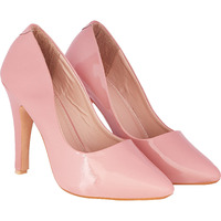 Shoetopia Womens/Girls Pink Solid Stiletto Pumps